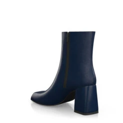 Bottines à Bout Carré, Plateforme Et Talon évasé 49658 -Stripped Boutique 48060 3 0