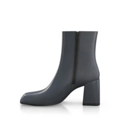 Bottines à Bout Carré, Plateforme Et Talon évasé 49664 -Stripped Boutique 48066 2 0