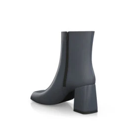 Bottines à Bout Carré, Plateforme Et Talon évasé 49664 -Stripped Boutique 48066 3 0