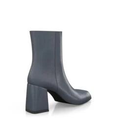 Bottines à Bout Carré, Plateforme Et Talon évasé 49664 -Stripped Boutique 48066 5 0
