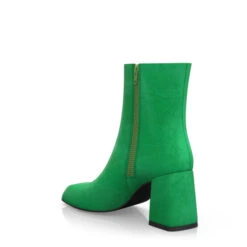 Bottines à Bout Carré, Plateforme Et Talon évasé 49670 -Stripped Boutique 48072 3 0