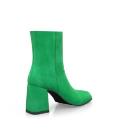 Bottines à Bout Carré, Plateforme Et Talon évasé 49670 -Stripped Boutique 48072 5 0