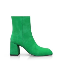 Bottines à Bout Carré, Plateforme Et Talon évasé 49670 -Stripped Boutique 48072 6 0