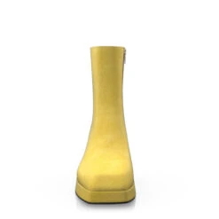 Bottines à Bout Carré, Plateforme Et Talon évasé 49673