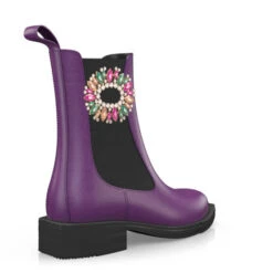 Bottes Mi-mollet Pour Femmes 50030 -Stripped Boutique 48432 5 0