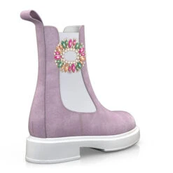 Bottes Mi-mollet Pour Femmes 50036 -Stripped Boutique 48438 5 0