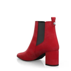 Bottines à Talon Moyen Et Bout Pointu 50234 -Stripped Boutique 48636 3 0