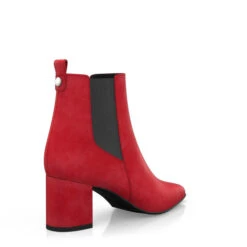 Bottines à Talon Moyen Et Bout Pointu 50234 -Stripped Boutique 48636 5 0