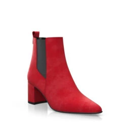 Bottines à Talon Moyen Et Bout Pointu 50234 -Stripped Boutique 48636 7 0