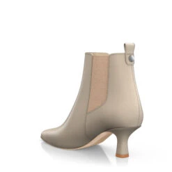 Bottines à Talon Moyen Et Bout Pointu 50237 -Stripped Boutique 48639 3 0