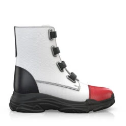 Bottines à Lacets à Semelle épaisse 51224 -Stripped Boutique 49626 6 0