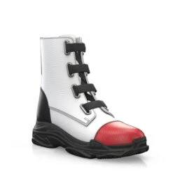 Bottines à Lacets à Semelle épaisse 51224 -Stripped Boutique 49626 7 0