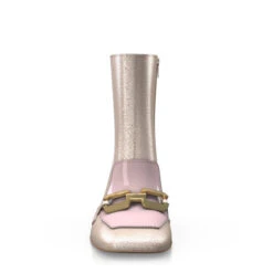 Bottines à Bout Et Talon Carré 51371