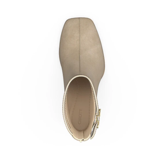 Bottines à Bout Et Talon Carré 51389 9 Bottines à Bout Et Talon Carré 51389 – Image 9