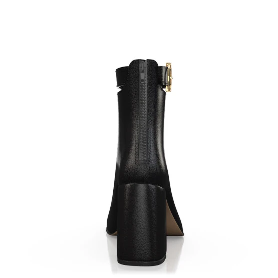 Bottines à Bout Et Talon Carré 51401 5 Bottines à Bout Et Talon Carré 51401 – Image 5