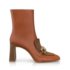 Bottines à Bout Et Talon Carré 51410 17 Bottines à Bout Et Talon Carré 51410 -Stripped Boutique 49812 6 0