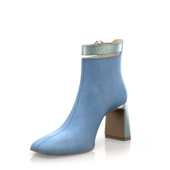 Bottines à Bout Et Talon Carré 51416 2 Bottines à Bout Et Talon Carré 51416 – Image 2