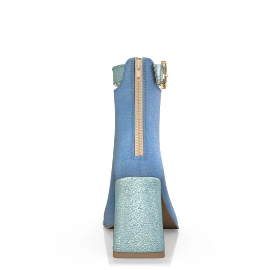 Bottines à Bout Et Talon Carré 51416 5 Bottines à Bout Et Talon Carré 51416 – Image 5