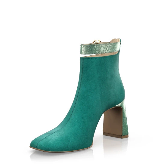 Bottines à Bout Et Talon Carré 51419 2 Bottines à Bout Et Talon Carré 51419 – Image 2