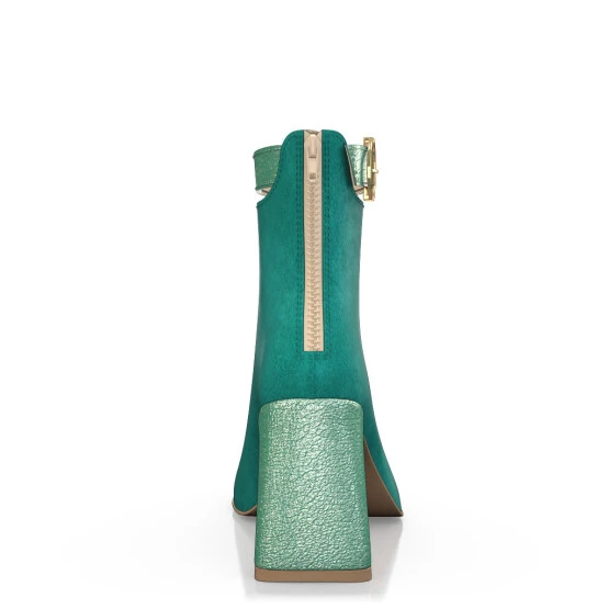 Bottines à Bout Et Talon Carré 51419 5 Bottines à Bout Et Talon Carré 51419 – Image 5