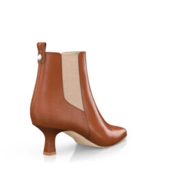 Bottines à Talon Moyen Et Bout Pointu 51641 -Stripped Boutique 50043 5 0