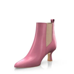 Bottines à Talon Moyen Et Bout Pointu 51644 -Stripped Boutique 50046 1 0