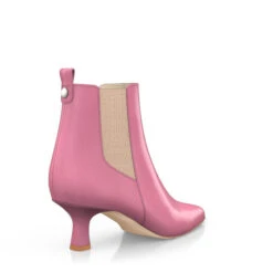 Bottines à Talon Moyen Et Bout Pointu 51644 -Stripped Boutique 50046 5 0