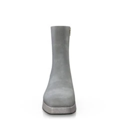 Bottines à Bout Carré, Plateforme Et Talon évasé 51761