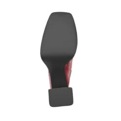 Bottines à Bout Carré, Plateforme Et Talon évasé 51767 -Stripped Boutique 50169 0 bottom