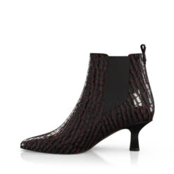 Bottines à Talon Moyen Et Bout Pointu 51911 -Stripped Boutique 50313 2 0