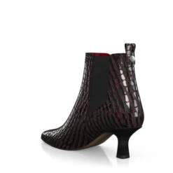 Bottines à Talon Moyen Et Bout Pointu 51911 -Stripped Boutique 50313 3 0