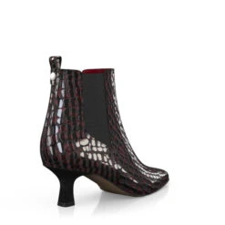 Bottines à Talon Moyen Et Bout Pointu 51911 -Stripped Boutique 50313 5 0