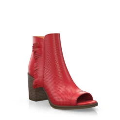 Bottines Aux Franges Et à Bout Ouvert 2246 -Stripped Boutique 646 7 0 1