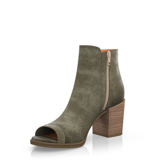 Bottines Aux Franges Et à Bout Ouvert 2301 2 Bottines Aux Franges Et à Bout Ouvert 2301 – Image 2