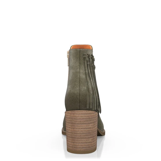 Bottines Aux Franges Et à Bout Ouvert 2301 5 Bottines Aux Franges Et à Bout Ouvert 2301 – Image 5