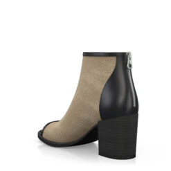 Bottines Aux Franges Et à Bout Ouvert 2338 -Stripped Boutique 738 3 0 3