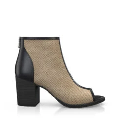 Bottines Aux Franges Et à Bout Ouvert 2338 -Stripped Boutique 738 6 0 2