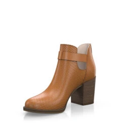 Bottines à Talon Large 2376 -Stripped Boutique 776 1 0 2