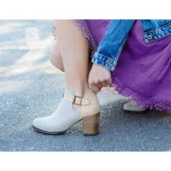 Bottines à Talon Large 4175