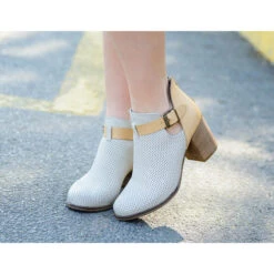 Bottines à Talon Large 2374