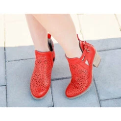 Bottines à Talon Large 2375