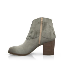 Bottines à Talon Large 2458 -Stripped Boutique 858 2 0 4