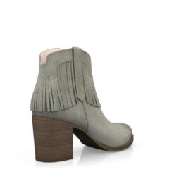 Bottines à Talon Large 2458 -Stripped Boutique 858 5 0 4
