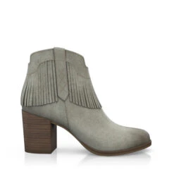 Bottines à Talon Large 2458 -Stripped Boutique 858 6 0 2