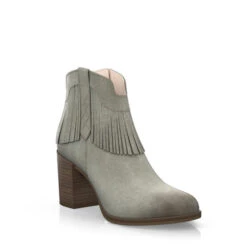 Bottines à Talon Large 2458 -Stripped Boutique 858 7 0 4