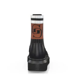 Bottines à Semelle Robuste 10183 -Stripped Boutique 8585 4 0 1