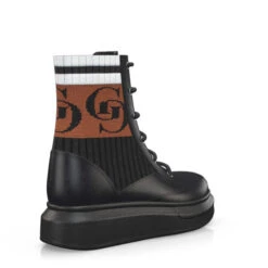 Bottines à Semelle Robuste 10183 -Stripped Boutique 8585 5 0 1