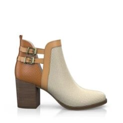 Bottines à Talon Large 2467 -Stripped Boutique 867 6 0 1