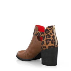 Bottines à Talon Large 10571 -Stripped Boutique 8973 3 0 1