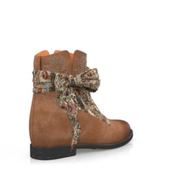 Bottes De Cheville Compensées Cachées 11471 -Stripped Boutique 9873 5 0 1 1